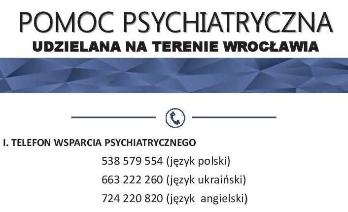 pomoc psychiatryczna