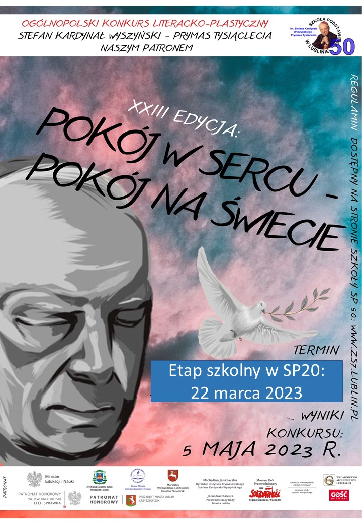 Plakat konkurs Wyszynski