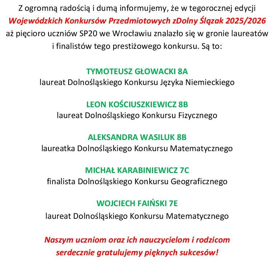 zDolni Slazacy ucza sie w naszej szkole